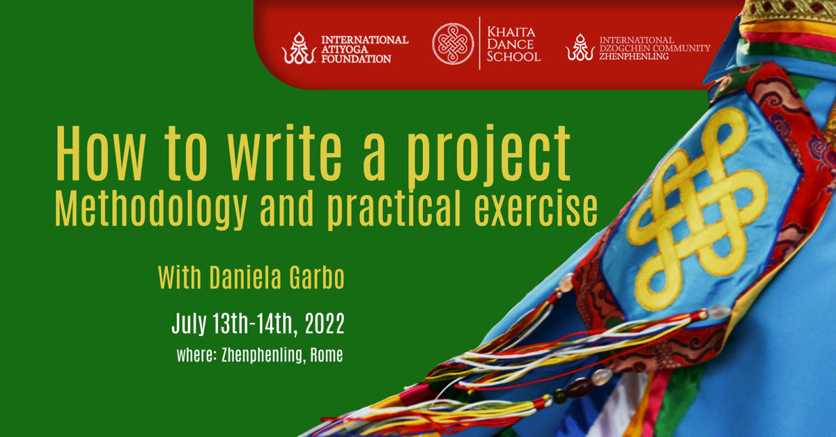How to write a project, Zhenphenling, Rome, with Daniela Garbo, July 13-14, 2022