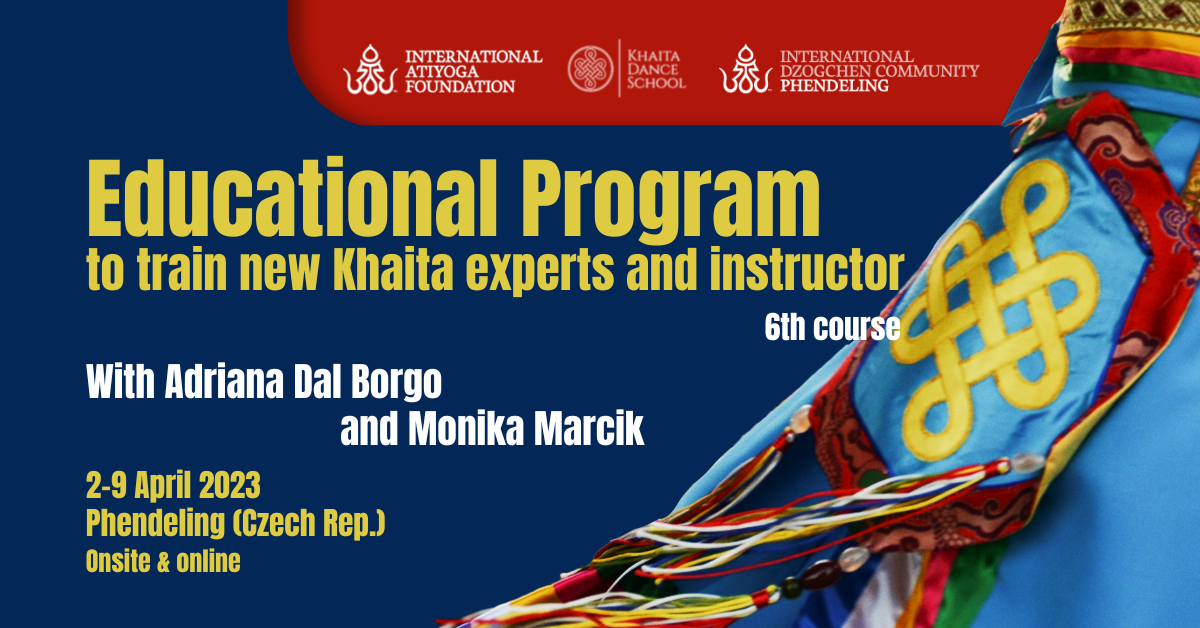 6th course of Khaita Educational Program, Phendeling, April 2-9, 2023