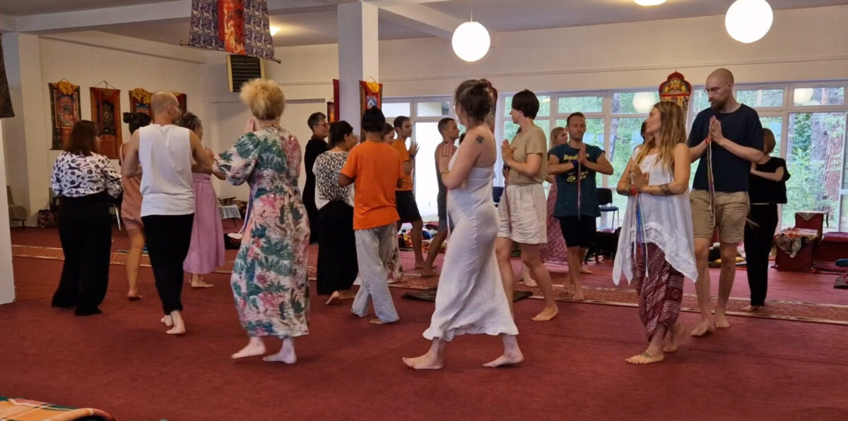 Khaita at the Ligmincha Sangha in Poland 