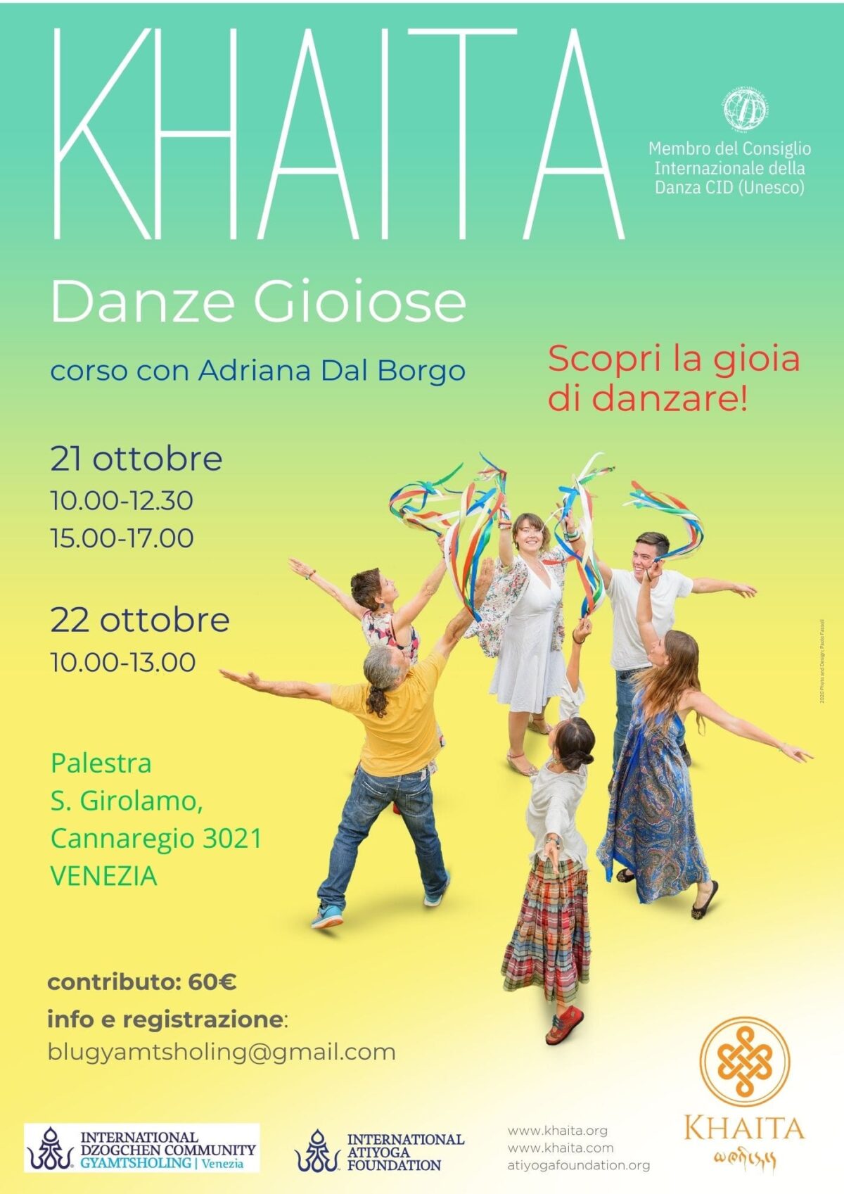 Khaita course in Venice, October 21-22