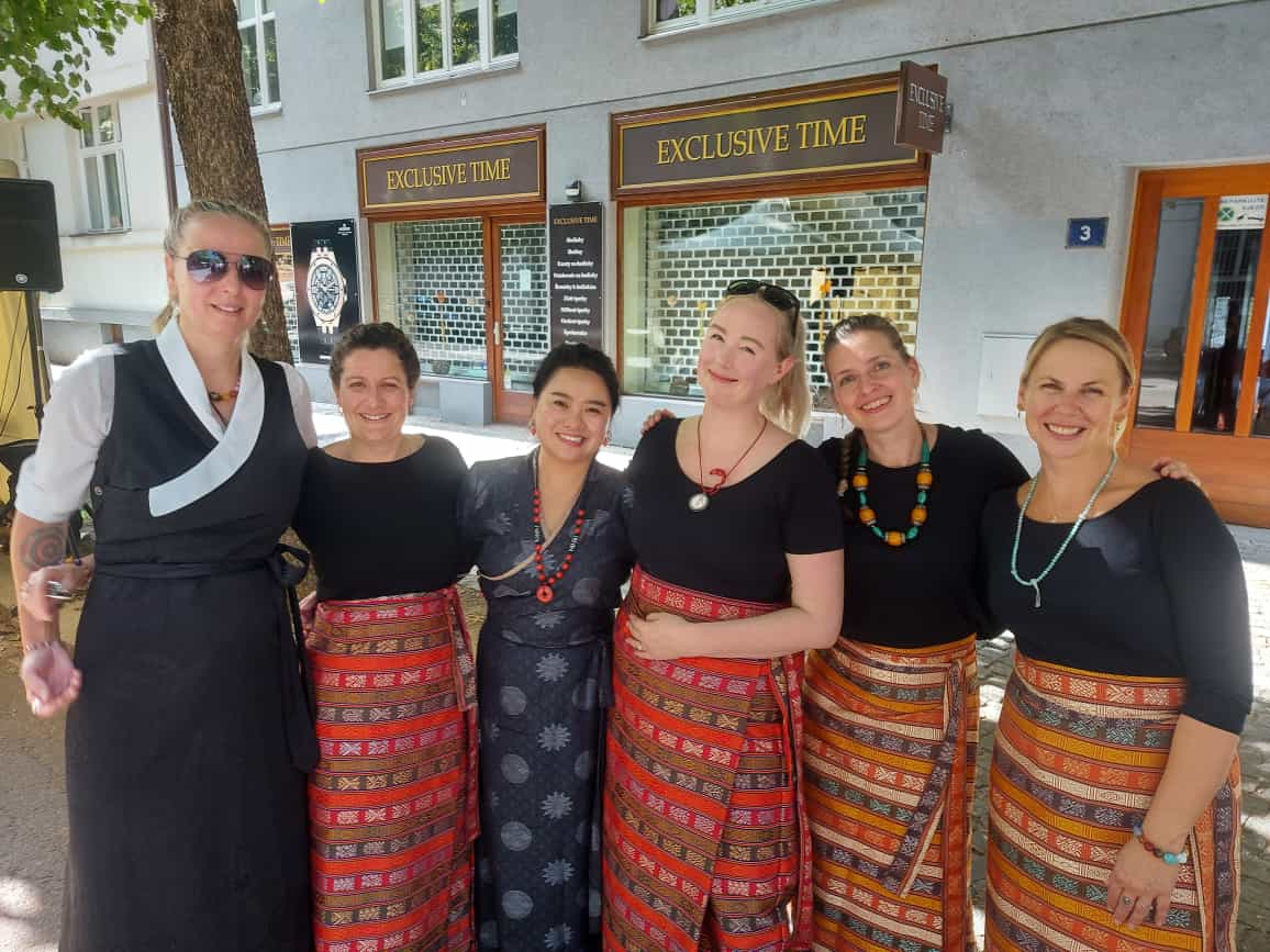 Khaita on street festival in Prague
